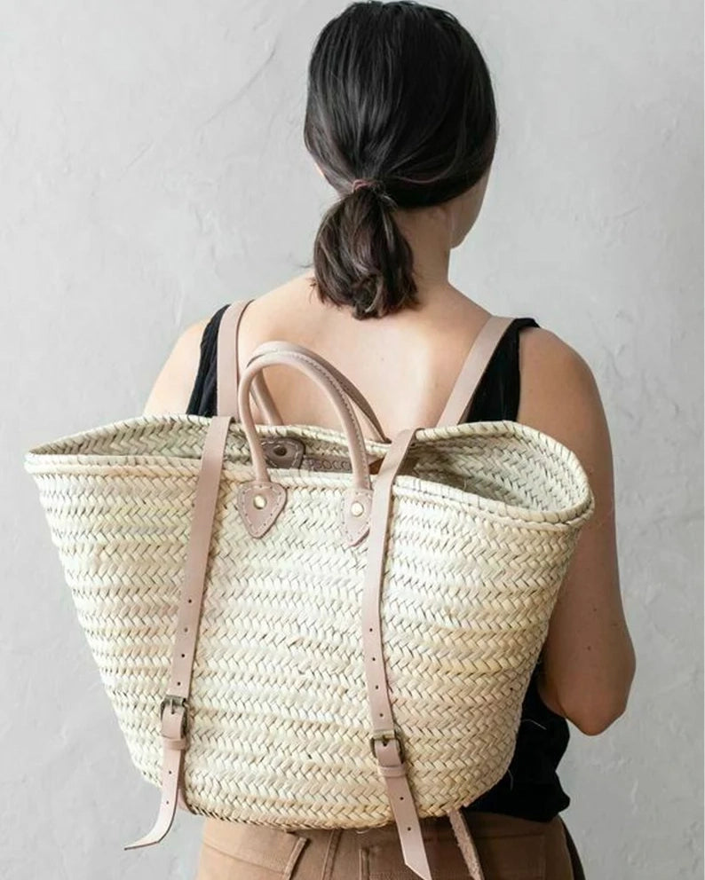 French Market Basket Backpack