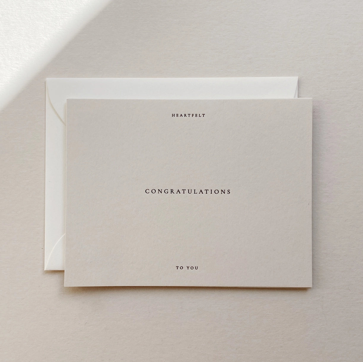 'Heartfelt Congrats' Greeting Card