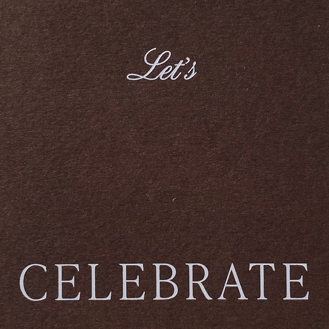 'Let's Celebrate!' Greeting Card