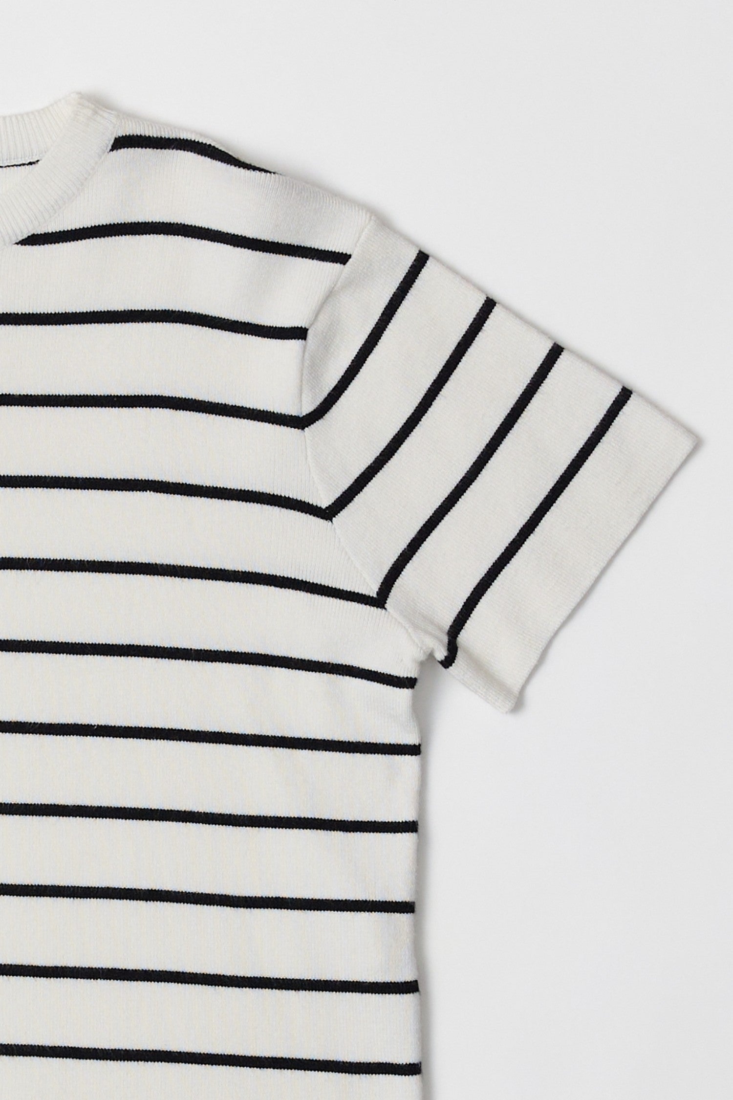 Anne Striped Knit Tee